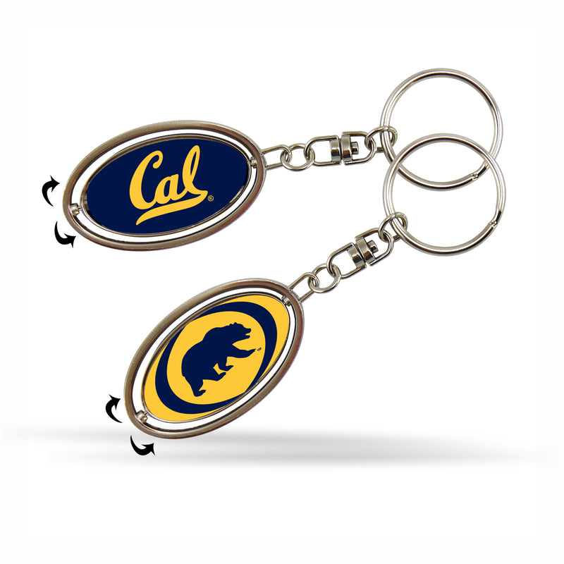 Cal Berkeley Spinner Keychain