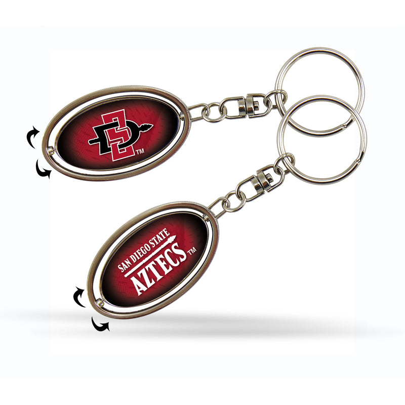 San Diego State Spinner Keychain