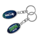 Seattle Seahawks 2026 Super Bowl LX Champions Metal Spinner Keychain