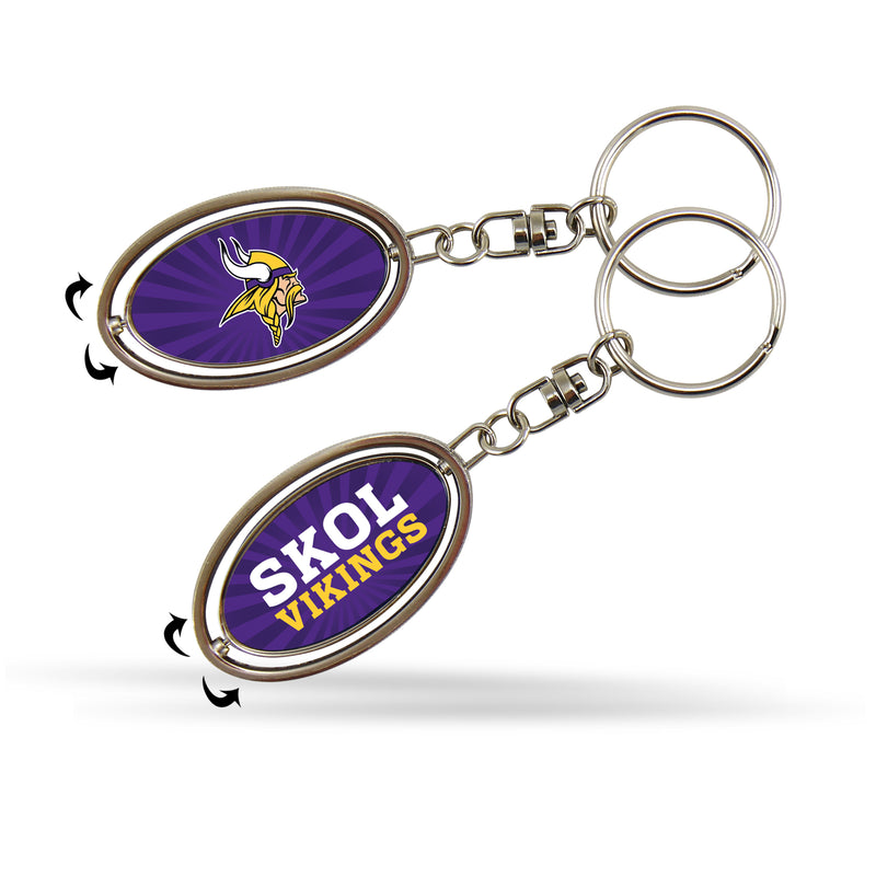 Vikings Skol Spinner Keychain