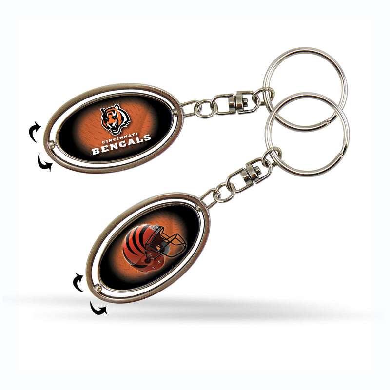 Cin Bengals Spinner Keychain