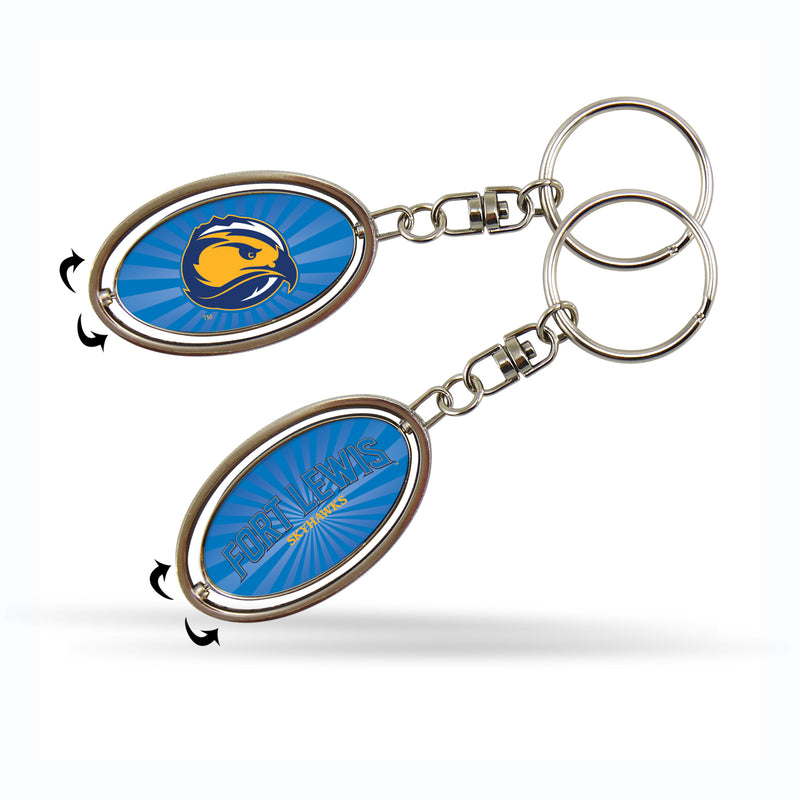Fort Lewis Spinner Keychain