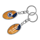 Los Angeles Clippers Silver Spinner Keychain