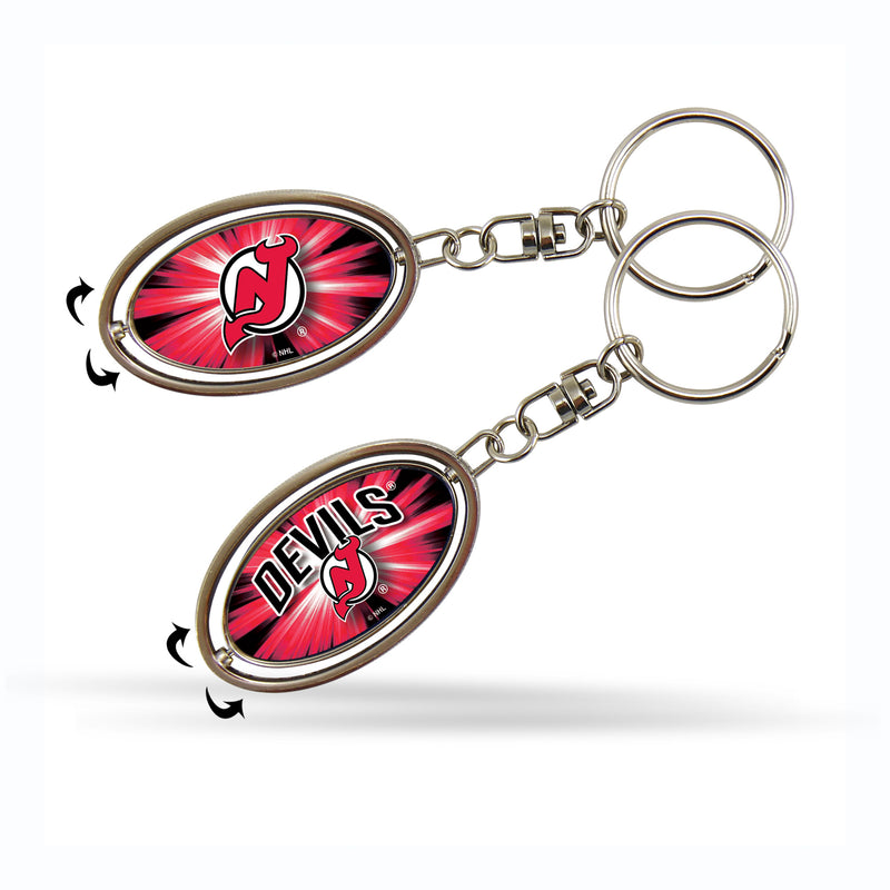 New Jersy Devils Spinner Keychain