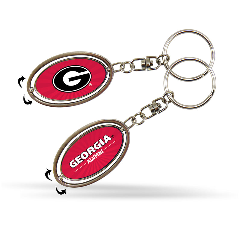 Georgia Alumni Spinner Keychain