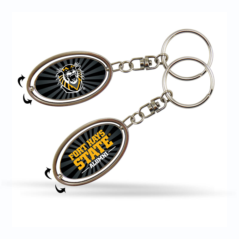 Fort Hays State Alumni Spinner Keychain