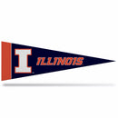 Illinois University Navy 5X15 Middle Man Pennant