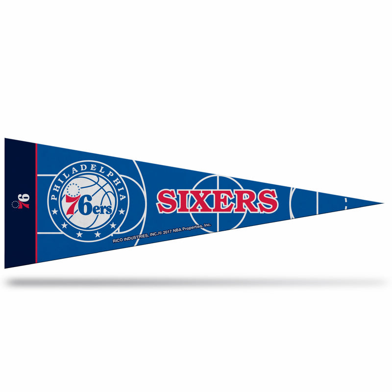 76ers Blue Middle Man Pennant