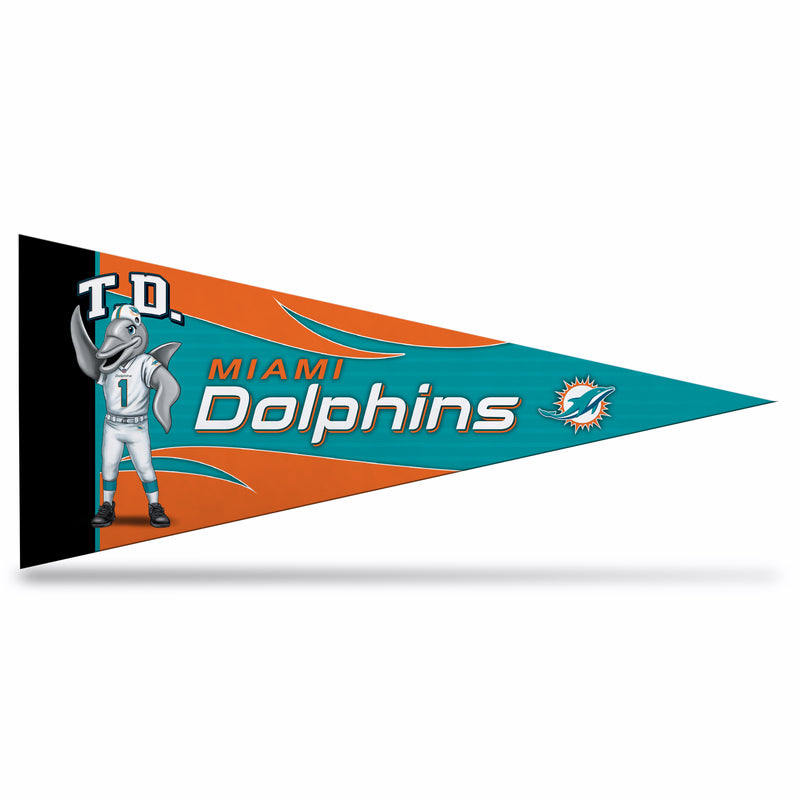 Dolphins Mascot Mini Pennant