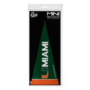 Miami Hurricanes 4x9 Mini Pennant 8-pc Single Team Set