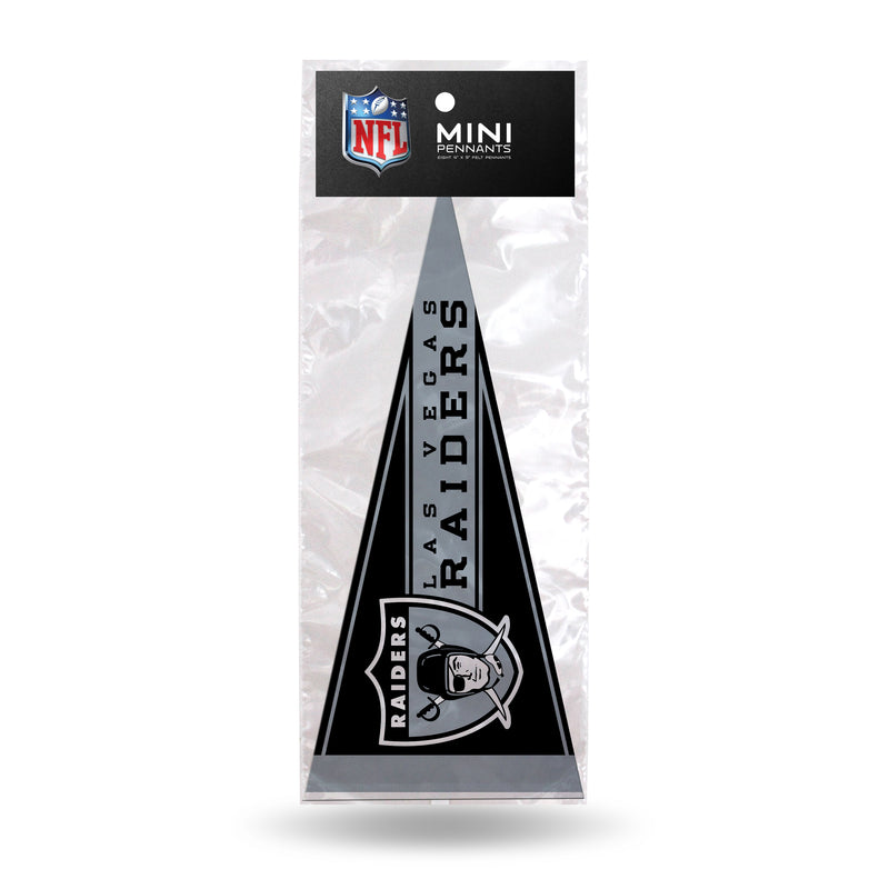 Raiders Retro 8 Pack Mini Pennant Set