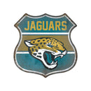 Jacksonville Jaguars Rustic Metal Route Sign (11.5")