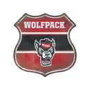North Carolina State Wolfpack Rustic Metal Route Sign (11.5")
