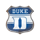 Duke Blue Devils Rustic Metal Route Sign (11.5")