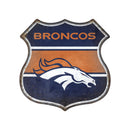 Denver Broncos Rustic Metal Route Sign (11.5")