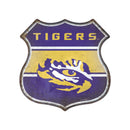 LSU Tigers Rustic Metal Route Sign (11.5")