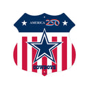 Dallas Cowboys America 250 11.5" Rustic Route Sign