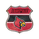 Louisville Cardinals Rustic Metal Route Sign (11.5")