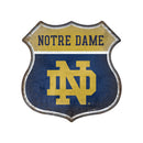 Notre Dame Rustic Metal Route Sign (11.5")