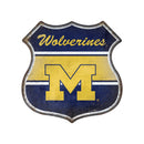 Michigan Wolverines Rustic Metal Route Sign (11.5")