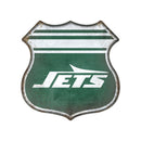 New York Jets Rustic Metal Route Sign (11.5")