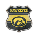 Iowa Hawkeyes Rustic Metal Route Sign (11.5")