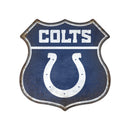 Indianapolis Colts Rustic Metal Route Sign (11.5")