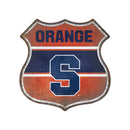 Syracuse Orange Rustic Metal Route Sign (11.5")