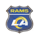 Los Angeles Rams Rustic Metal Route Sign (11.5")