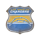 Los Angeles Chargers Rustic Metal Route Sign (11.5")