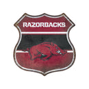 Arkansas Razorbacks Rustic Metal Route Sign (11.5")