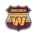 Washington Commanders Rustic Metal Route Sign (11.5")