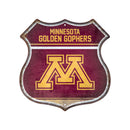 Minnesota Golden Gophers Rustic Metal Route Sign (11.5")