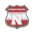 Nebraska Cornhuskers Rustic Metal Route Sign (11.5")