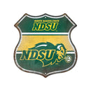 North Dakota State Bison Rustic Metal Route Sign (11.5")