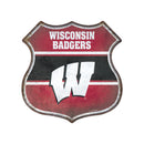 Wisconsin Badgers Rustic Metal Route Sign (11.5")