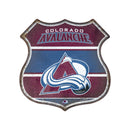 Colorado Avalanche Rustic Metal Route Sign (11.5")