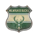 Milwaukee Bucks Rustic Metal Route Sign (11.5")