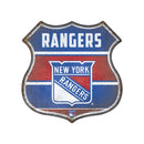 New York Rangers Rustic Metal Route Sign (11.5")