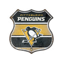 Pittsburgh Penguins Rustic Metal Route Sign (11.5")
