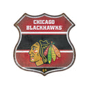 Chicago Blackhawks Rustic Metal Route Sign (11.5")