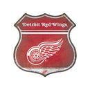 Detroit Red Wings Rustic Metal Route Sign (11.5")