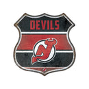 New Jersey Devils Rustic Metal Route Sign (11.5")