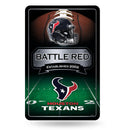 Houston Texans Large Embossed Metal Wall Sign (11X17)