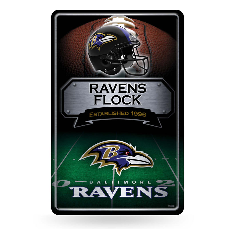&lt;p&gt;Ravens 11x17 Large Embossed Metal Wall Sign &lt;/p&gt;