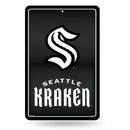 Seattle Kraken - Carbon Fiber Design - Large Metal Sign