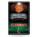 Clemson 11X17 Large Embossed Metal Wall Sign