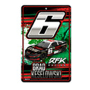 Brad Keselowski No. 6 Metal 11X17 Sign