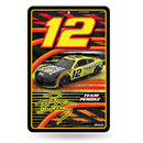 Ryan Blaney No. 12 Metal 11X17 Sign