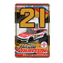 Harrison Burton No. 21 Metal 11X17 Sign
